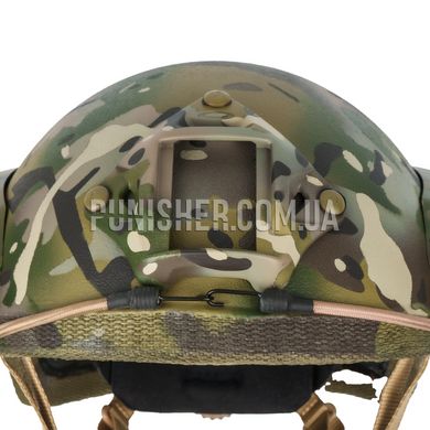 Шолом British Army Kevlar MK 7 візуалізований під Ops-Core, Multicam, Small