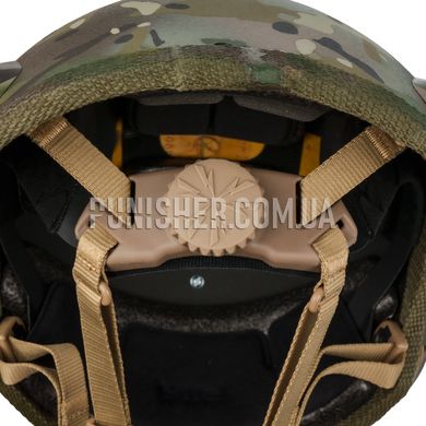 Шлем British Army Kevlar MK 7 визуализированный под Ops-Core, Multicam, Small