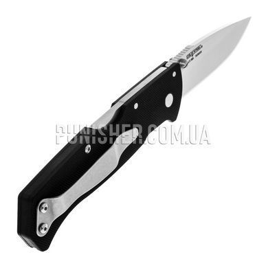 Складаний ніж Cold Steel Air Lite Drop Point AUS-10A, Чорний, Ніж, Складаний, Гладкий