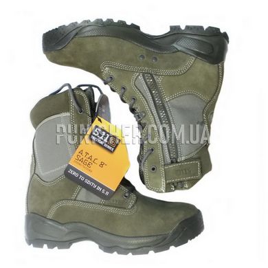 5.11 Tactical A.T.A.C. Sage 8 CST Boots, Sage Green, 11.5 R (US), Demi-season