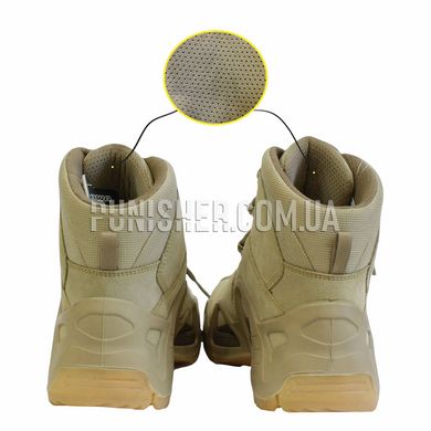 Lowa Zephyr MID TF Tactical Boots, Tan, 11.5 R (US), Summer, Demi-season