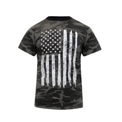 Футболка Rothco Camo US Flag T-Shirt, Camouflage, Small