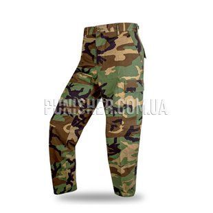 Штани польові Woodland BDU (Battle Dress Uniform), Woodland, Small Regular