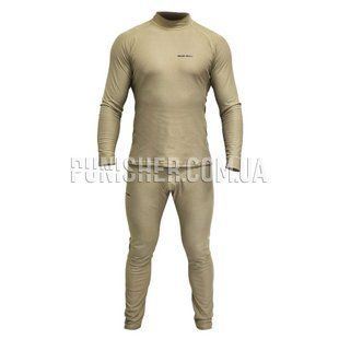 GRAD Heiq Pure Level 1 Thermal Underwear Set, Tan, Small Regular