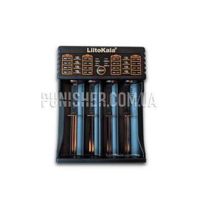 Зарядное устройство LiitoKala Lii-402 для 18650, АА, ААА Li-Ion, LiFePO4, Ni-Mh PowerBank, Черный