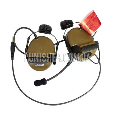 Peltor ComTac III Active headband with ARC adaptors, Coyote Brown, With adapters, 23, Comtac III, 2xAAA, Single