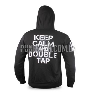 Nine Line Apparel Tig Double Tap Full-Zip Hoodie, Black, Small