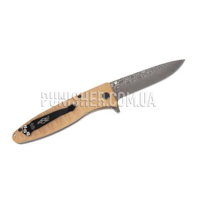 Firebird F620 Knives (Etched Blade), Yellow, Knife, Folding, Smooth