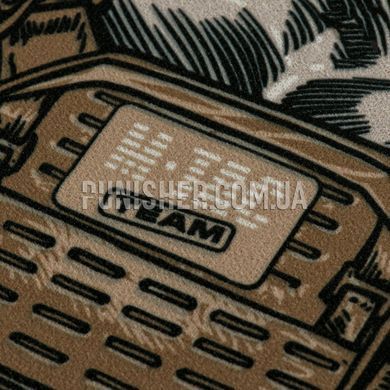 Панель для нашивок M-Tac Rex team 900x1300, Multicam Black, Аксесуари, Нейлон, Ні