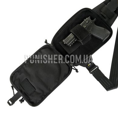 M-Tac Sling Pistol Bag Elite Hex with Velcro, Black