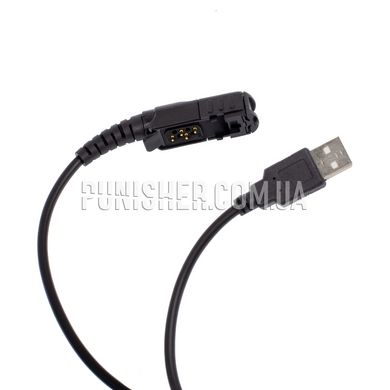 USB кабель ACM для програмування радіостанцій Motorola DP3441, Чорний, Радіостанція, Кабель програмування, Motorola DP3441