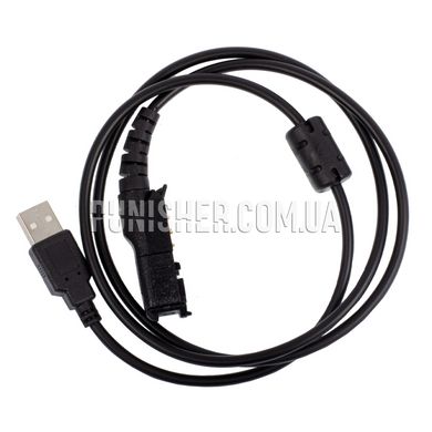 ACM USB cable for programming Motorola DP3441 radios, Black, Radio, Programming cable, Motorola DP3441