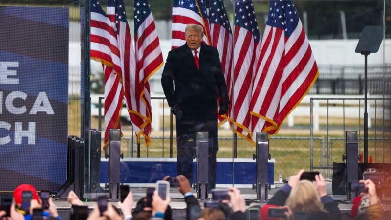 В Вашингтоне Дональд Трамп собрал большой митинг на свою поддержку Фото Getty Images