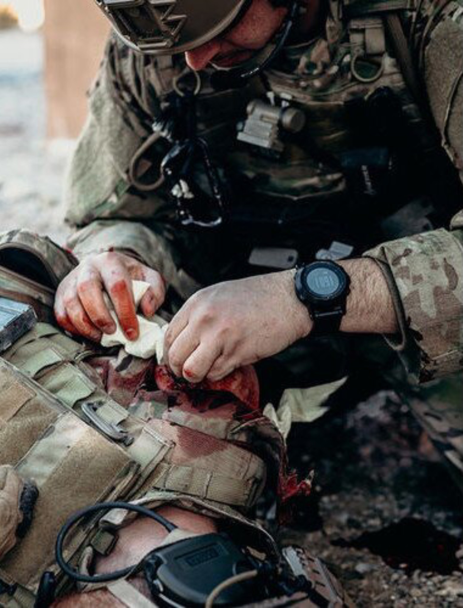 Тампонада ранения на поле боя