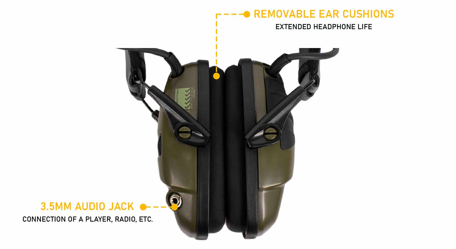 Howard Leight Impact Sport Earmuff Olive buy with international delivery