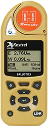 Kestrel Meters Ballistics Compare Chart