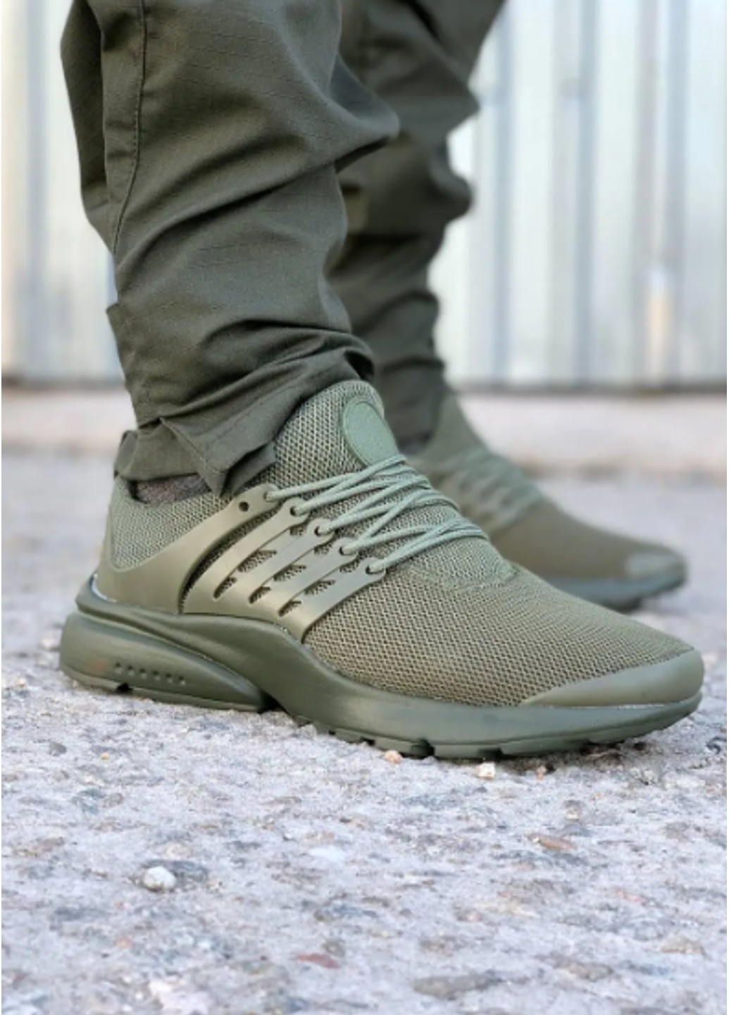 Summer tactical sneakers made of mesh fabric