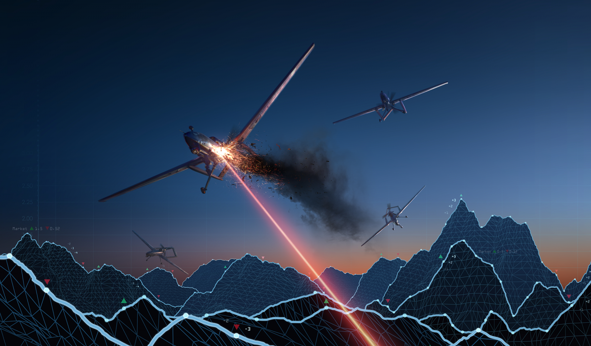 Lasers against drones
