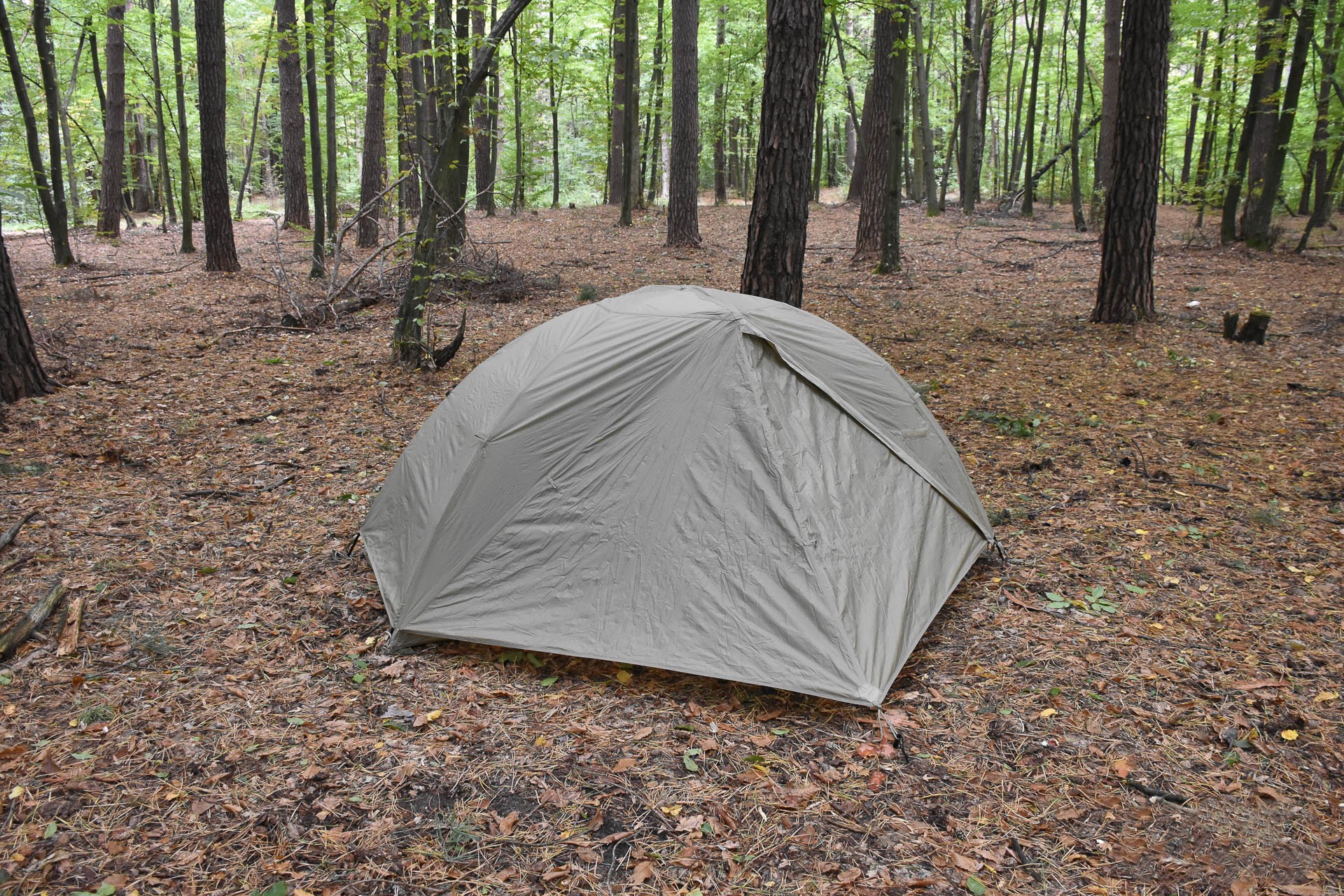 The tent in its fully closed state