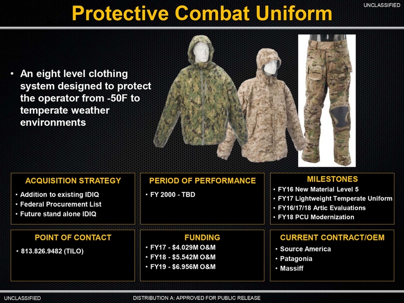 PCU BLOCK 2 (II) концепт одежды USSOCOM.