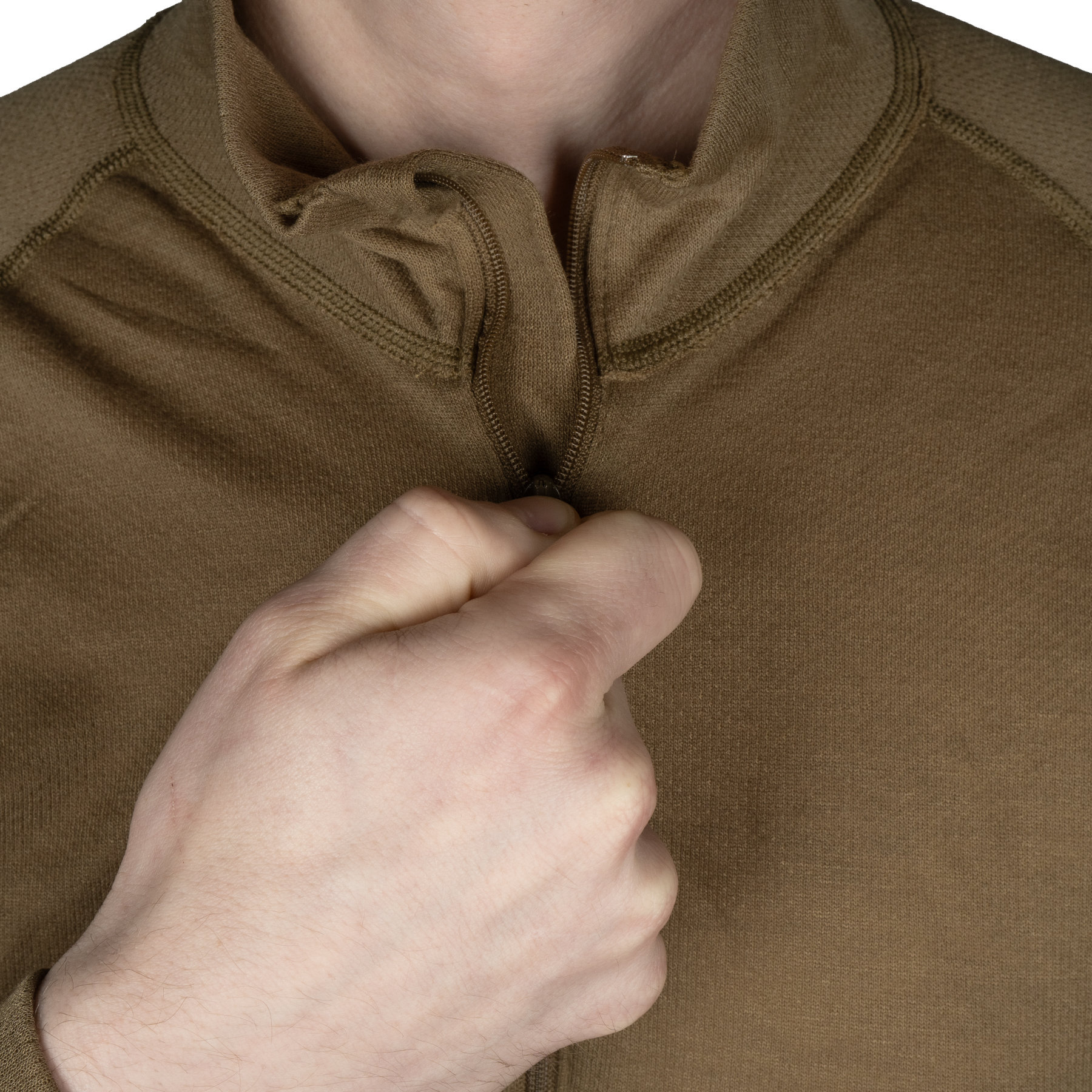 Level 1 sweatshirt chest closure