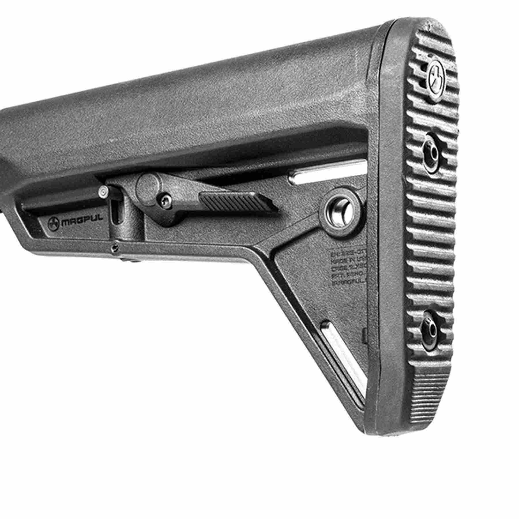 Чёрный регулируемый приклад для винтовки с логотипом Magpul