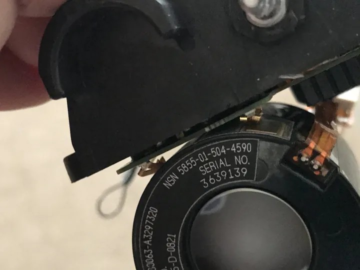 Demonstration of the detected defect (close-up image)
