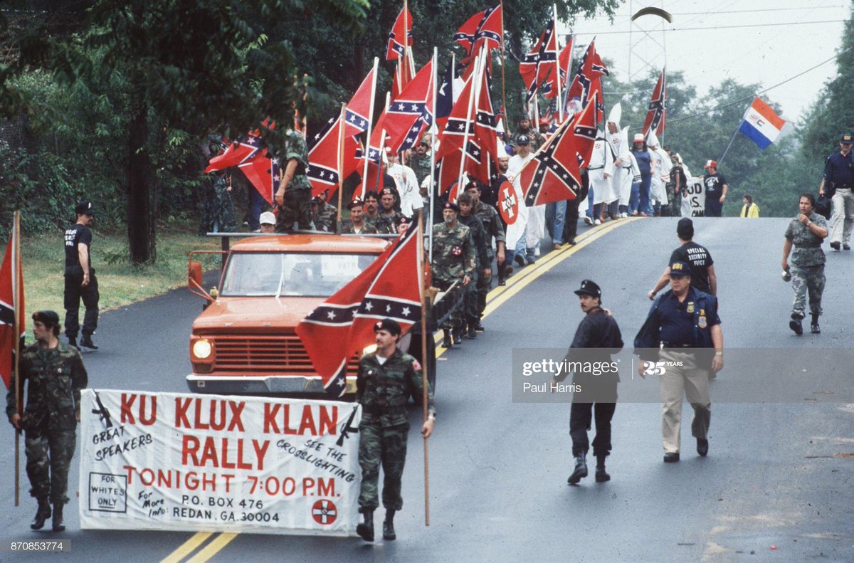 Rally of the Black Panthers  in Stone Mountain on July 4, 2020