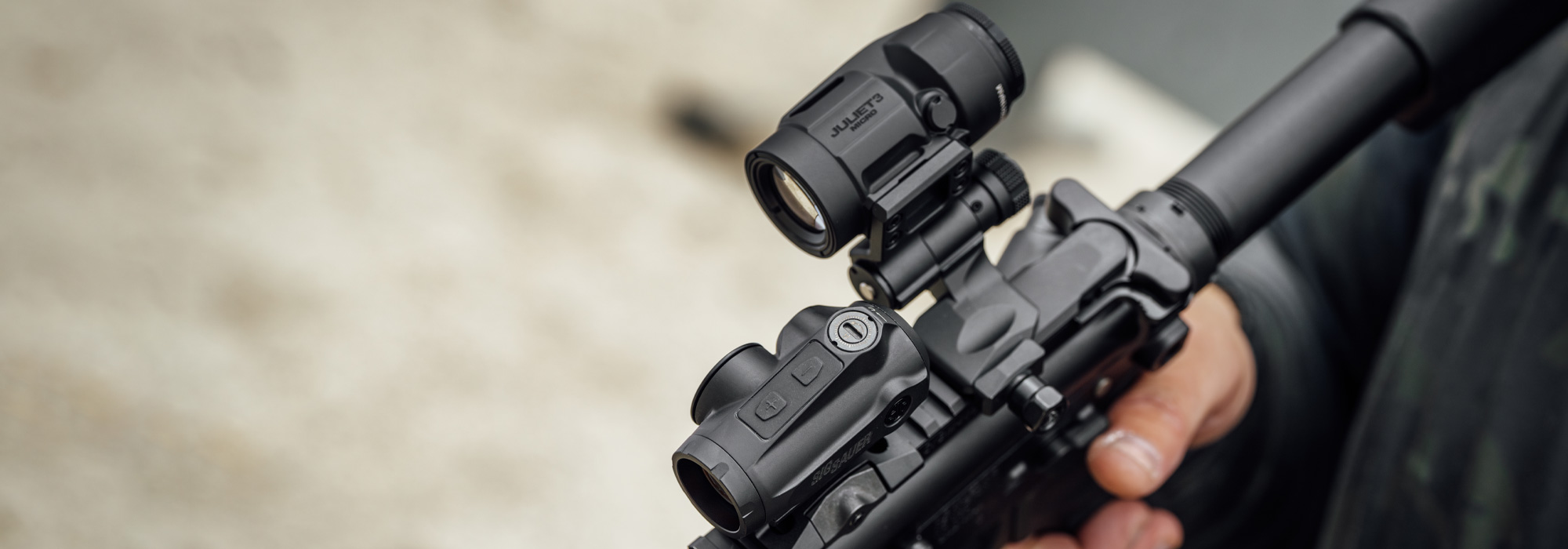 Sig Sauer Romeo‑5 Gen II 1×20mm Red Dot Sight with 1-3X Juliet3