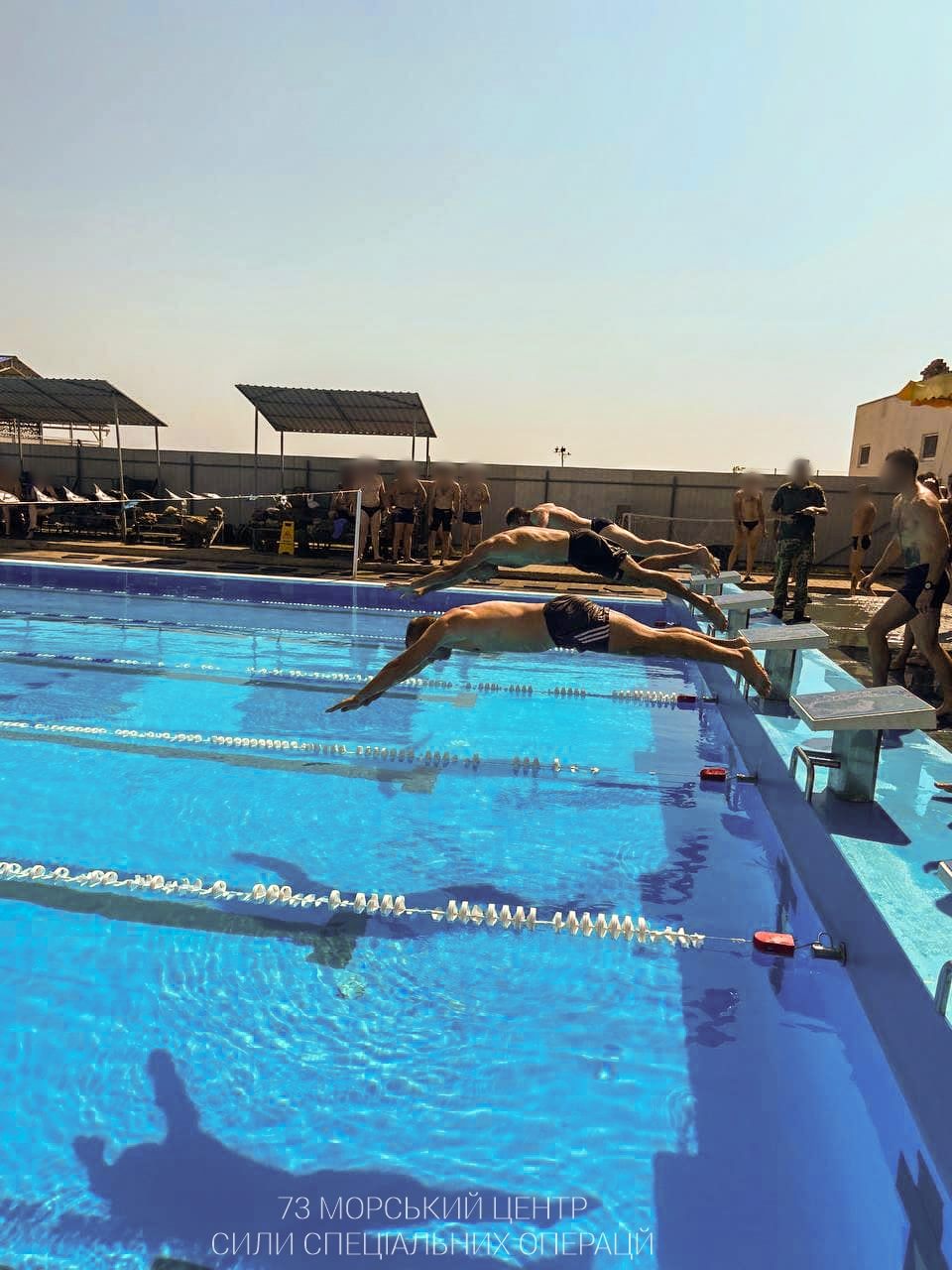 Swimming competition among the units of the Special Operations Forces