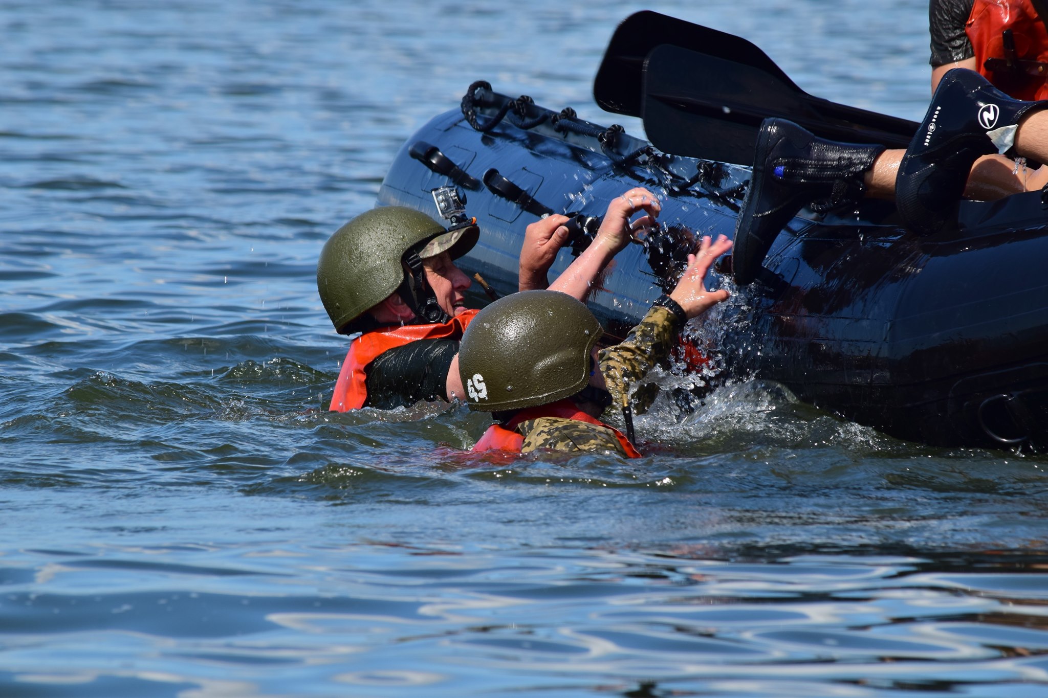 US Marines conducted a training course for the operation and use of rigid small boats for the Ukrainian Marines